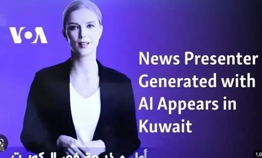 AI started News reading in Kuwait